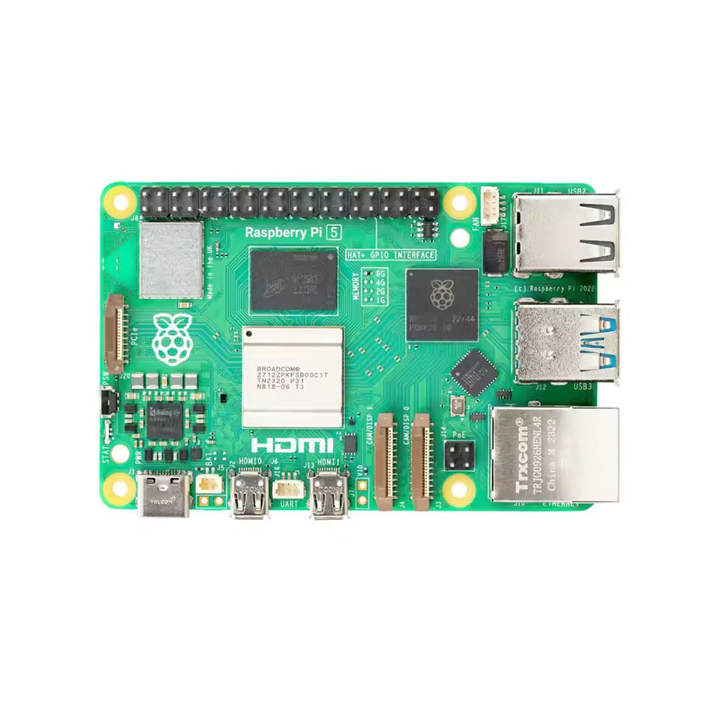 Raspberry Pi 5 Cortex-A76 Linux Arm Board Python programlama PCIe Gigabit Ethernet USB3.0